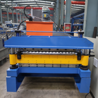 Máquina Perfiladora de Doble Capa de Alta Eficiencia y Estabilidad, Equipo para Fabricar Láminas de Techo Corrugado de Acero de Color