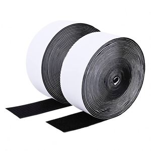 Bande de velcro en nylon auto-adhésive, ruban auto-agrippant à forte adhérence, attaches auto-agrippantes pour tissus, velcro adhésif - Product Image 1