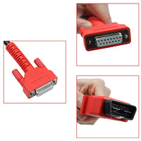 Cable de prueba de diagnóstico de sistema completo de coche Universal para Autel MK808 MP808 MX808 DB15 16 PIN OBD 2 Cable de prueba de escáner