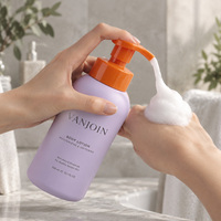 Bouteille pompe mousse cosmétique en PEHD pastel 500 ml – Vente en gros, logo personnalisé, flacon vide pour mousse de soin et savon liquide