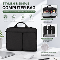 Sac à bandoulière pour ordinateur portable, résistant à l'eau, pour femmes, compatible avec Macbook Air Pro HP, en stock d'usine