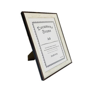 Cornice Portafoto A4 per Diploma di Laurea, Espositore da Tavolo per Documenti e Certificati, Accessori di Design - Product Image 1