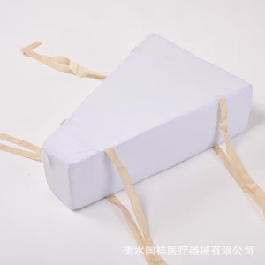 Almohadilla de Posicionamiento Trapezoidal con Correas, Soporte Médico de Esponja para Pierna, para Fijación de Fracturas Femorales y Tibiales - Product Image 1