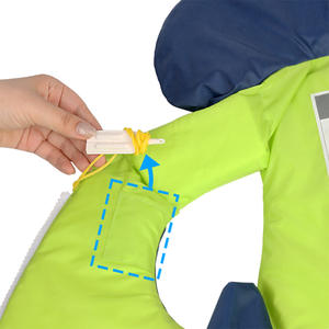 Gilet de sauvetage pour enfants ARAKHAN (WC-35V2/WC-P35V2) Gilet de flottabilité en mousse PE pour enfants avec appui-tête intégré, sangles réglables, double boucle - Product Image 3
