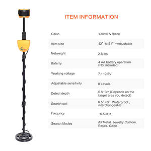 <span class=keywords><strong>Detector</strong></span> de metais, profissional de alto desempenho subterrâneo <span class=keywords><strong>detector</strong></span> de metais <span class=keywords><strong>md6250</strong></span> três moedas de modo de detecção jóias todos os metais MD-6250 - Product Image 3
