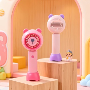 Ventilateur portable LingPan rechargeable avec moteur DC 2W, 3 vitesses et support, idéal pour les enfants et l'extérieur - Product Image 2