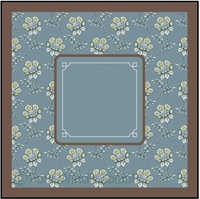 Tapis de mahjong de luxe 31,5x31,5 pouces, réduction du bruit, couleurs bleu, vert, orange, néoprène, pour mahjong américain