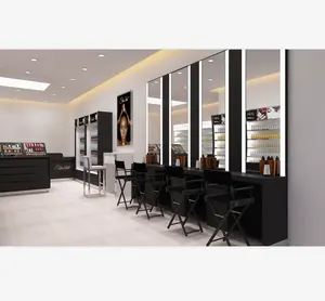 OEM и ODM, салон красоты, зеркальная рабочая станция для макияжа/магазин косметики с полками
