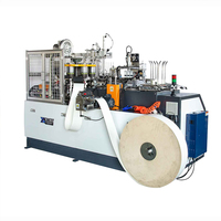 Machine à sceller manuelle 90-110 pcs/min Machine à sceller les gobelets en papier pour couvercle de thé de Dubaï Machine de fabrication de gobelets en papier
