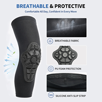 Genouillères rembourrées en mousse de forme personnalisée, protection contre les chocs pour le basketball, le volley-ball et les sports