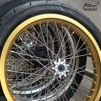 Pièces de moto, jantes en alliage d'aluminium 6063 de 18, 19 et 21 pouces, couleur violette, moyeux, jeu de roues pour moto tout-terrain, jeu de roues Sur-Ron Light Bee