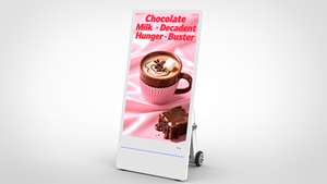 Pantalla LED Plegable y Portátil a Prueba de Agua, Exhibidor de Carteles con Base para Publicidad - Product Image 4