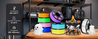 Filamento PETG 3D Creat3D, Fácil de Imprimir, Alta Velocidad, 1.75mm, 1kg/carrete, Filamento PETG Rápido para Impresora 3D FDM