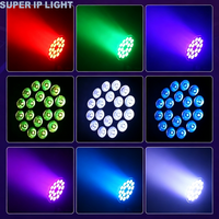 Nouvelle Lampe de Scène LED Wash Par 18x10W RGBW IP65 DMX512 RDM à Contrôle Sonore Ra>80 en Alliage d'Aluminium pour Événements Extérieurs, Mariages, Bars et Location