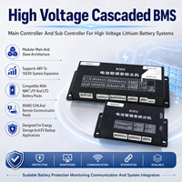 BMS escalable haute tension en cascade 176S EC-HV-MC1+EC-HV-SC10+écran LCD 4,3 pouces CAN RS485 pour stockage d'énergie commercial