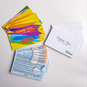 Sercolour Chart Paperinting Chart Carte de visite CN;GUA Carte postale en papier pleine taille Merci Impression de cartes de visite de voeux - Product Image 6