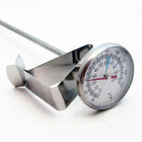 Termometer Dial Bimetal Stainless Steel, Pengukur Suhu Digital Instan untuk Rumah Tangga, Kopi, Susu, dan Busa