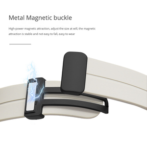 Correa de reloj plegable con hebilla magnética de silicona 2024 NUEVA para <span class=keywords><strong>Apple</strong></span> <span class=keywords><strong>Watch</strong></span> Ultra 2, iWatch series 9, 8 y 7 - Product Image 6