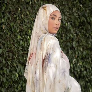 Hỗ trợ tùy chỉnh in Rayon phương thức Hijabs phổ biến hồi giáo bông mềm Voile khăn quàng cổ thời trang phụ nữ Khăn choàng cho phụ nữ - Product Image 5
