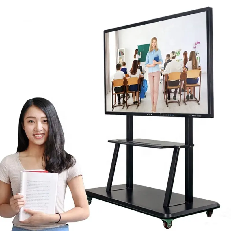 65 Inch 4K Led Flat Panel Interactieve Whiteboard Smart Board Voor School