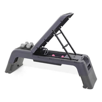 Plataforma de escalonamiento aeróbico ajustable profesional superficie antideslizante ejercicio físico paso a paso entrenamiento de rehabilitación aeróbica