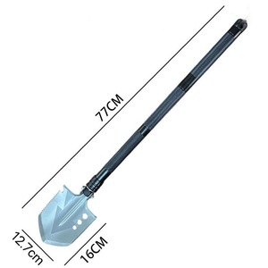 Pala Plegable de Aluminio de Grado Industrial para Exteriores, Herramienta Multifuncional de Supervivencia para Acampar, Agricultura, Viajes y Actividades al Aire Libre - Product Image 2