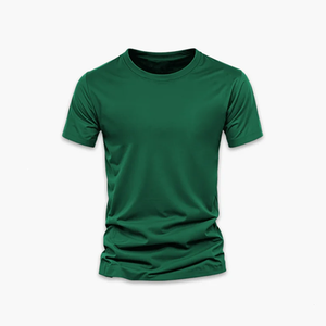 เสื้อยืดผ้าฝ้ายถักลายสีพื้นสำหรับผสมสีพื้น - Product Image 5