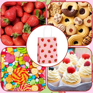 Bolsas de Embalaje para Panadería al por Mayor, Duraderas, Ecológicas, Clásicas, Reciclables, Reutilizables, con Forma de Fruta, de Papel Kraft, con Cuerda de Algodón - Product Image 4