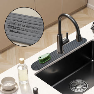 Tappetino per rubinetto per lavello da cucina Diatomite asciugatura rapida pietra lavello vassoio Super assorbente impedisce accumulo di umidità rubinetto paraspruzzi - Product Image 4