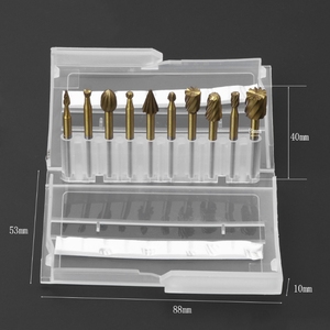 10 paket döner dosya matkap ucu zanaat oyma kolu seçimi elektrikli taşlama parlatma seti ağaç İşleme araçları - Product Image 2