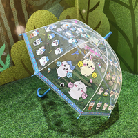 Parapluie de sécurité écologique Apollo pour enfants, à motif droit moderne, avec poignée en alliage et ouverture automatique
