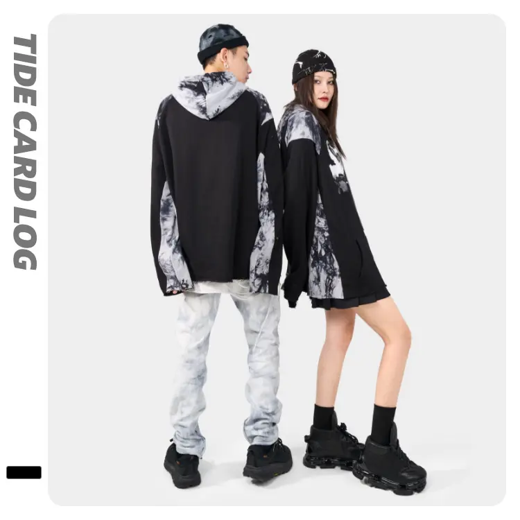 Best Designer Hoodie Graphic Black White Oversized Hoodies Cool Sweatshirts Jacket Hooded Shirts Crop Tie Dye Hoodie Men Women