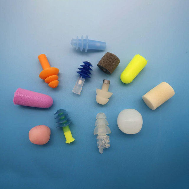 Hot Sale clear EarPlugs Hearing Protection Sound Insulation Multi Colour Waterproof Reusable Shooting Swimming Silicone Earplugs