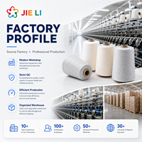 Fil mélangé viscose polyester 28NM, fil lisse et doux pour la peau, idéal pour les vêtements en tricot pour femmes et les tissus textiles