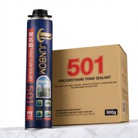 Mousse expansive en polyuréthane premium JUNBOM 501, forte adhérence pour les joints de portes, fenêtres et les joints de construction, fournie par le fabricant.