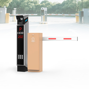 HCW 6 미터 자동 접근 제어 시스템 고속도로 주차장을위한 RFID 붐 암 게이트 장벽 로아코디언 도어 스타일 - Product Image 2