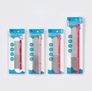 2024年最新 ステンレス製 犬猫用 ダブル歯コーム ペットグルーミングコーム (ペット美容師向け) - Product Image 6