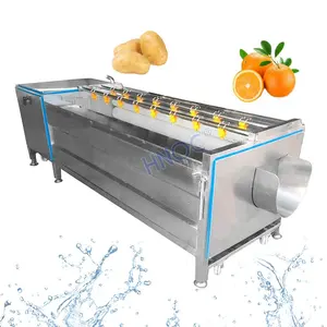 Equipo de lavado de frutas secas Citrus Sweet Potato Roller Peeler Máquina de lavado y pelado de jengibre Pequeña