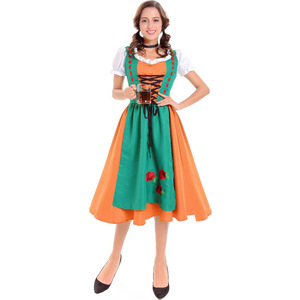 Costumes pour hommes et robes pour femmes, uniforme de festival de la bière, <span class=keywords><strong>costume</strong></span> d'<span class=keywords><strong>Oktoberfest</strong></span> pour la scène des spectacles - Product Image 5