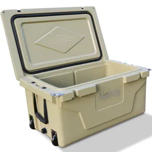 Hochleistungs-60l-rotations geformte Eis kühler box zum harten Angeln Isolierte Camping kühlbox