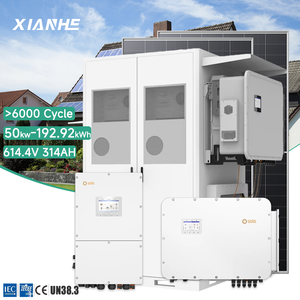 Solution d'énergie solaire industrielle 100 kW 193 kWh BESS Batterie HV 314 Ah Système extérieur IP55 pour parcs d'entreprises - Product Image 1