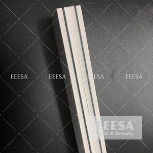 ตะไบเล็บสีเทาพร้อมโลโก้แบบกำหนดเอง ฟองน้ำขัดเล็บทรงสี่เหลี่ยม เงางาม - Product Image 3