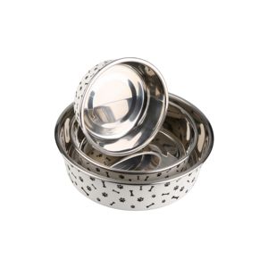 Loving Pets Tigelas Cachorro Bella Tigelas De Gato Cachorro De Aço Inoxidável Tigela De Comida De Cachorro À Prova De Derramamento - Product Image 5