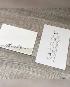 Customized Colorful Eco-Friendly One Side Fold Thank You for Supporting Costume Card Paper - Product Image 5