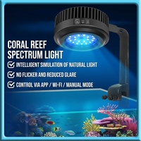 Lumière LED pour aquarium Jebao série MRL, spectre complet, luxe, pour réservoirs de coraux, construction en acier inoxydable, économie d'énergie, ultra silencieuse