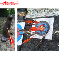 Flèches de tir à l'arc en carbone pur, ID 6,2 mm, avec fletchings en plumes véritables, pour la chasse et le tir au carquois - Vente en gros