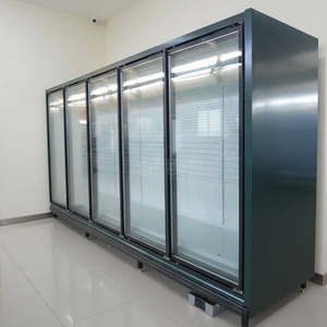 Refrigerador Vertical Comercial, Vitrina de Exhibición para Supermercado, Congelador con Puerta de Vidrio - Product Image 1