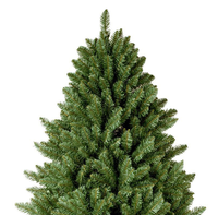 BSCI Premium Dekorierter Künstlicher Weihnachtsbaum mit Standfuß Umweltfreundlich Faltbar Vollständig aus PVC für Außen-/Innenbereich