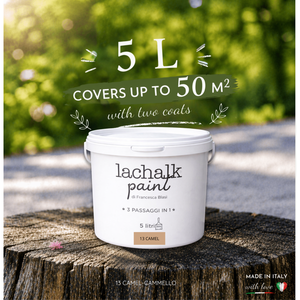 13 CAMEL 5lt LaChalk the evolution of <b>chalk</b> paint Where <b>chalk</b> meets resin: Hybrid <b>Chalk</b> Resin Paint made in Italy - Product Image 2