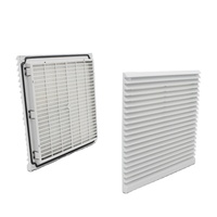 Grille de ventilation de l'écran filtrant à l'issue du cabinet FK6625.300 255*255mm IP54 Volet de ventilateur